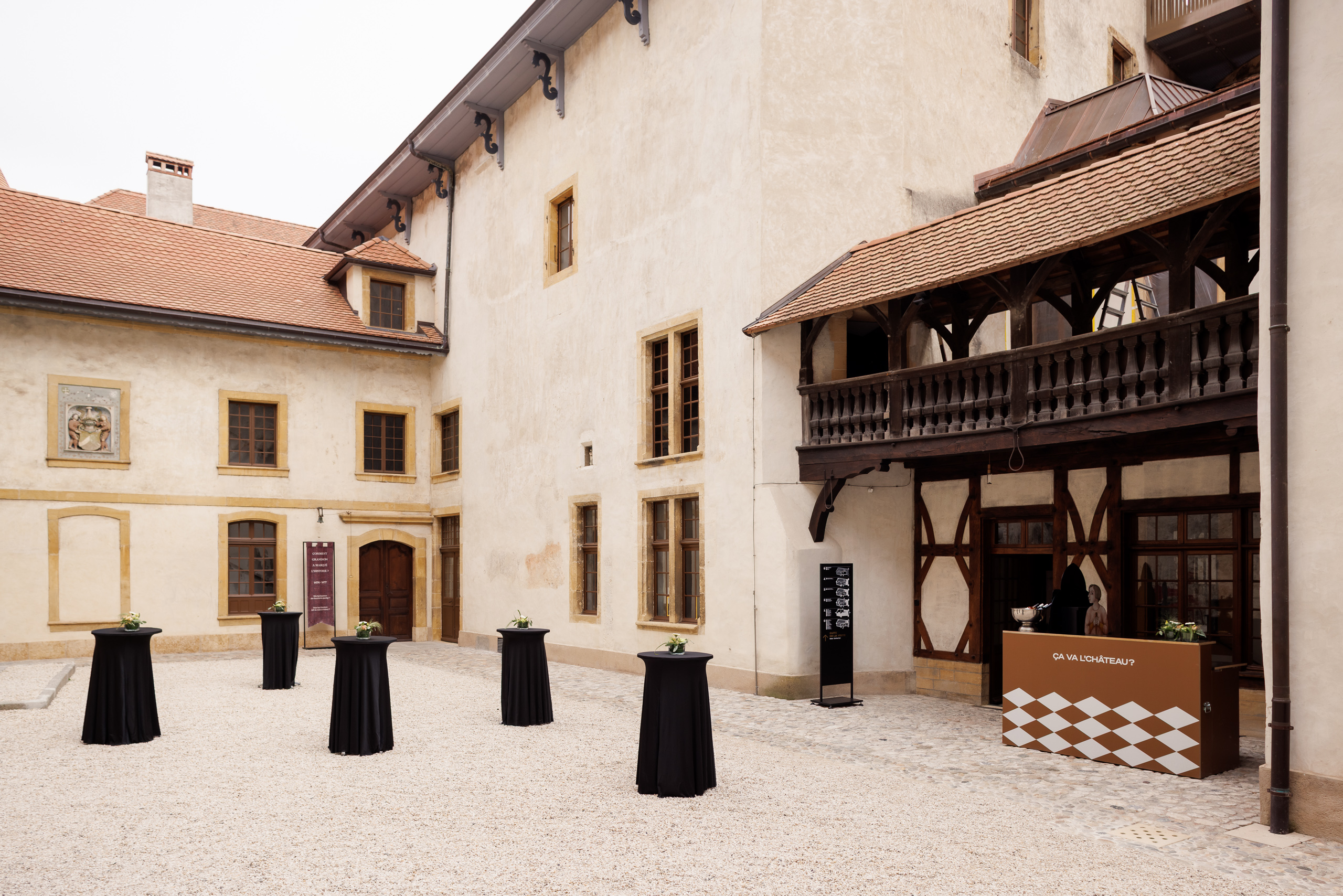 Apéritif Cour intérieure