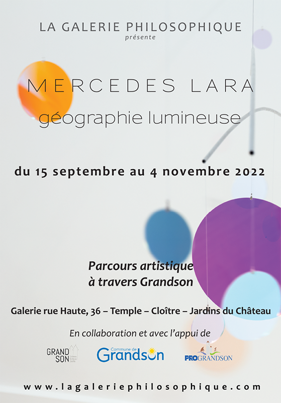 Affiche de l'exposition Géographie Lumineuse